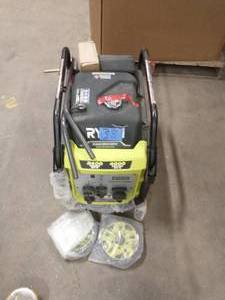 lot 38 image: RYOBI 4000-Watt Gasoline Powered Digital Inverter Generator with CO Shutdown