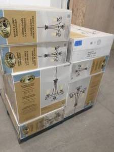 lot 42 image: Pallet of lighting items see pictures