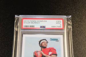 lot 3 image: 2019 Donruss Rated Rookie Kyler Murray Rookie Card PSA 9