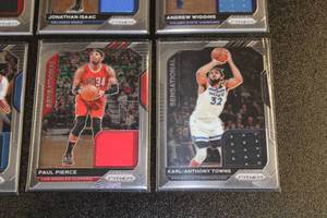 lot 38 image: 2020-21 Prizm Basketball Sensational Jersey Relic Lot  12 Different Relics