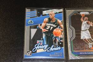 lot 40 image: Minnesota Timberwolves Kevin Garnett Basketball Card Lot  8 Different Cards