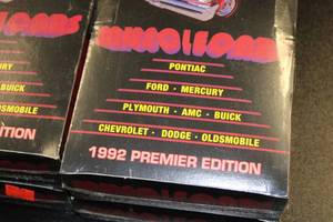 lot 65 image: 1992 Collect-A-Card Muscle Cars Factory Sealed Wax Box Lot  4 Unopened Boxes