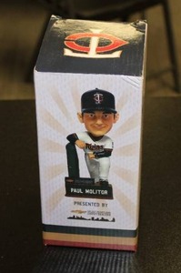 lot 84 image: Minnesota Twins Paul Molitor SGA Bobblehead