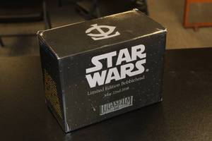 lot 86 image: 2018 Minnesota Twins Star Wars Joe Mauer Joe Solo SGA Bobblehead