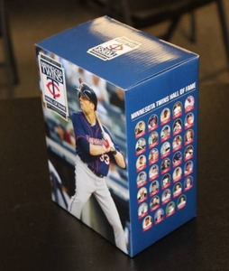 lot 92 image: Minnesota Twins Justin Morneau Hall of Fame Bobblehead