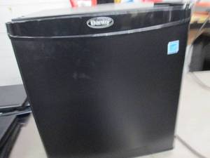 lot 2 image: danby refrigerator black powers on ...