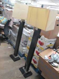 lot 7 image: 2 floor lamps 62 inches tall with s...