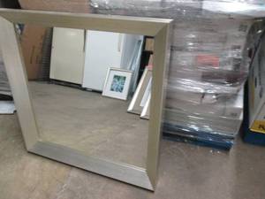 lot 21 image: square mirror 32 inch x 32 inch ...