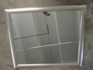 lot 31 image: 39 inch x 33 inch mirror ...