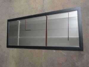 lot 34 image: 62 inch x 25.5 inch mirror ...
