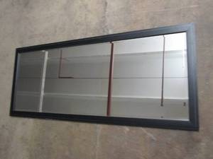 lot 35 image: 62 inch x 25.5 inch mirror...