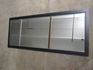 lot 37 image: 62 inch x 25.5 inch mirror...