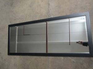lot 39 image: 62 inch x 25.5 inch mirror...