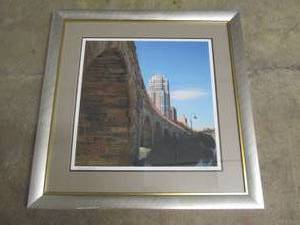 lot 45 image: 29.5 inch x 29.5 inch sweeping arch...