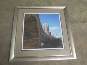 lot 47 image: 29.5 inch x 29.5 inch sweeping arch...