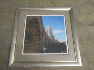 lot 48 image: 29.5 inch x 29.5 inch sweeping arch...