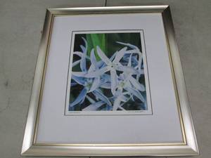 lot 51 image: 18 inch x 20 inch into the blue fra...
