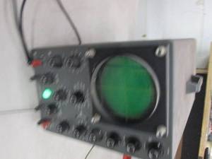 lot 54 image: heathkit laboratory oscilloscope po...