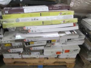 lot 101 image: big pallet of flooring ...
