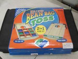 lot 110 image: all star bean bag toss...