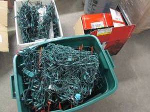 lot 127 image: lot of christmas lights untested ...