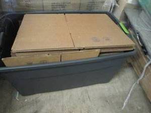 lot 132 image: tote of new shipping boxes ...