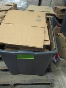 lot 136 image: tote of new shipping boxes ...