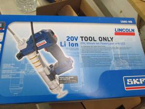 lot 139 image: lincoln 20v tool only 20v lithium p...