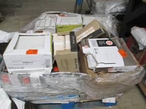 lot 162 image: pallet of tile flooring must take a...