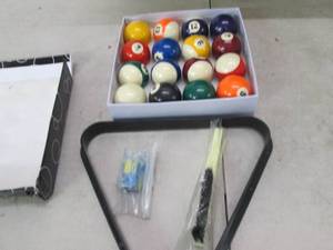lot 199 image: new pool balls ...