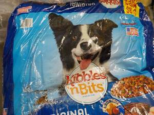 50 lb. Bag Kibbles n Bits Dog Food...