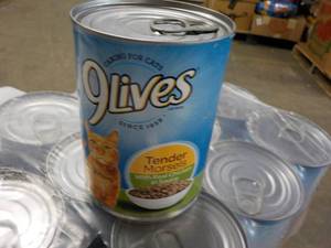 12 Cans 9 Lives Cat Food...