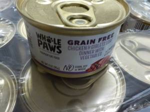 24 Cans Whole Paws Cat food...