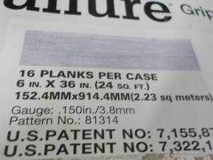 3 cases Allure Canadian Hewn Oak 16...