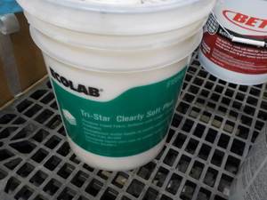 5 Gallon Pail Ecolab Tri Star Clear...