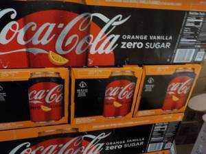 4 - 12 packs Coca Cola Orange Vanil...