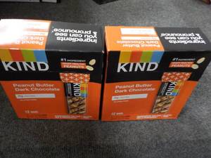 2 Boxes 24 Bars Total KIND Peanut B...