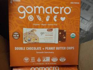 Case of 28 Gomacro Double Chocolate...
