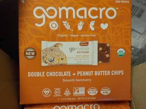 Case of 28 Gomacro Double Chocolate...