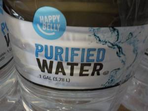 2 - 6 packs Purified Water 1 Gallon...