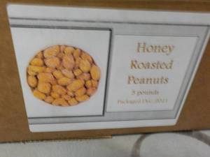 5 lb. Box Honey Roasted Peanuts...