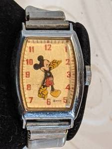 Rare 1940s Mickey Mouse Wrist Watch