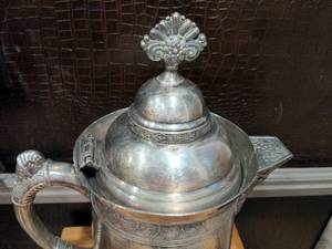 VERY RARE Antique Pelton Bros St. Louis Quadruple Insulated Pitcher 1880s