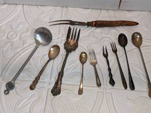 Antique Flatware and Serving Utensils