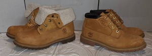 2 Pair of Womens Timberland Boots 7 12
