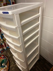 Gracious Living 7 Drawer Rolling Storage