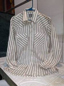 Vintage Western Craft Shirt w Pearl Snaps Sz M - 15 12