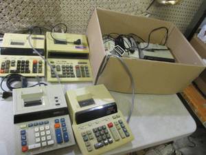 lot 29 image: (RM5) ) 6 Electronic Calculators Ca...