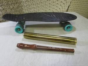 lot 36 image: (F-0) Skate Board, Kaleidoscope and...