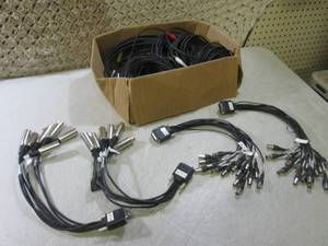 lot 44 image: (F-3) Box of Very Long RCA Jack Cor...